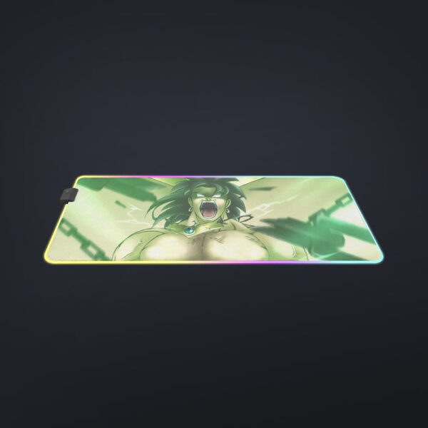 Dragon Ball Legendary Super Saiyan Broly 3D Full Print Streetwear Design cool LED Mouse Pad