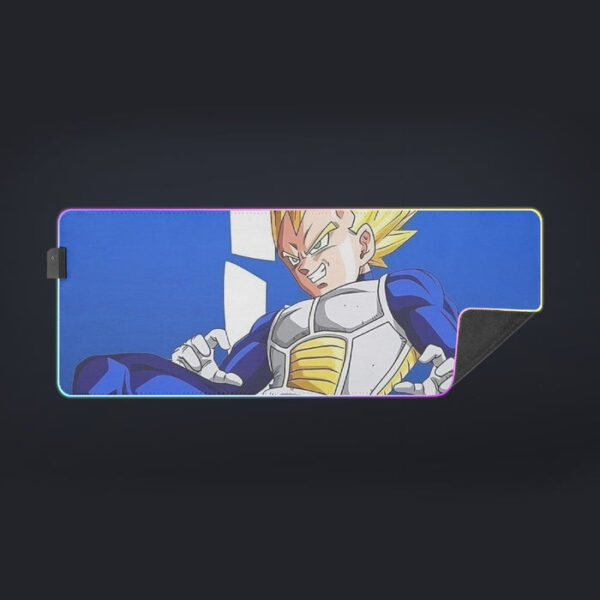 Vegeta With Background Word Dragon Ball cool LED  Mouse Pad