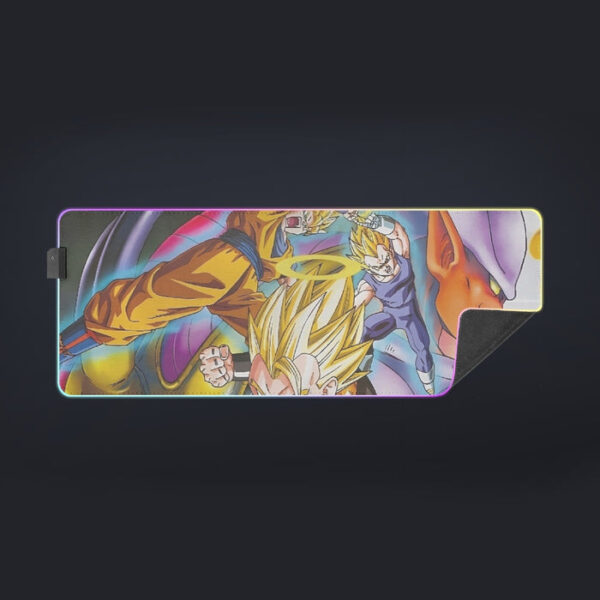 Dragon Ball Super Gogeta Super Saiyan Fusion Streetwear Design cool LED Mouse Pad