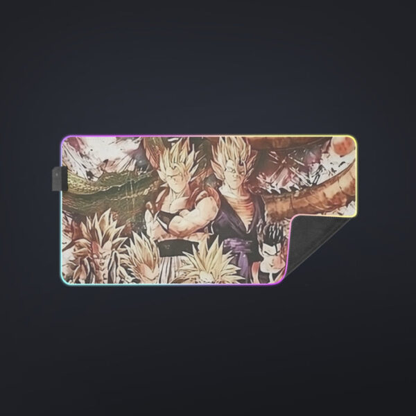 Dragon Ball  Ultimate Shenron x Saiyans  cool LED  Mouse Pad