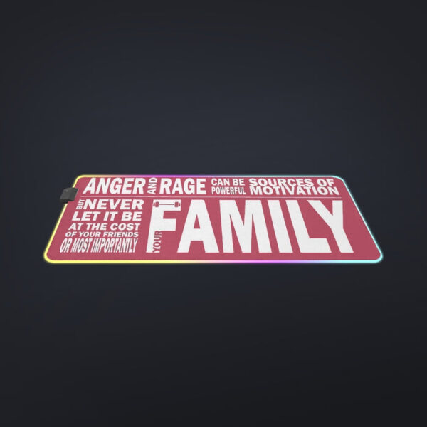 Dragon Ball Z  Gohan Family Slogan cool LED Mouse Pad