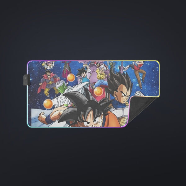 Dragon Ball Super Destruction Gods Goku Vegeta cool  LED Mouse Pad