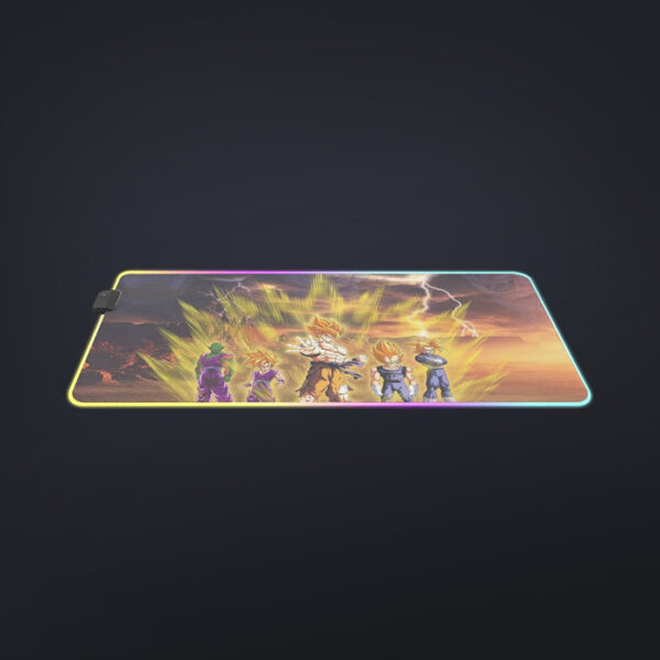 Piccolo Goku And Vegeta Dragon Ball Z  cool LED  Mouse Pad