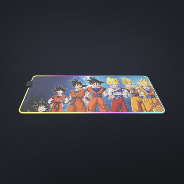 Dragon Ball Z Cool Goku Super Saiyan Transformation cool LED Mouse Pad