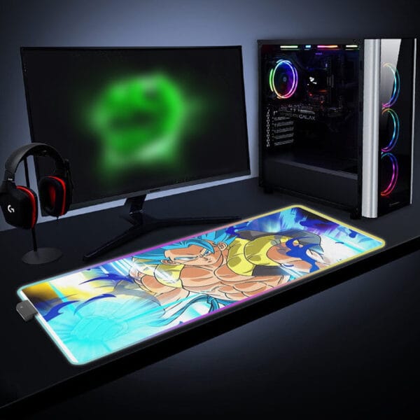 Super Saiyan Blue Gogeta cool  LED  Mouse Pad