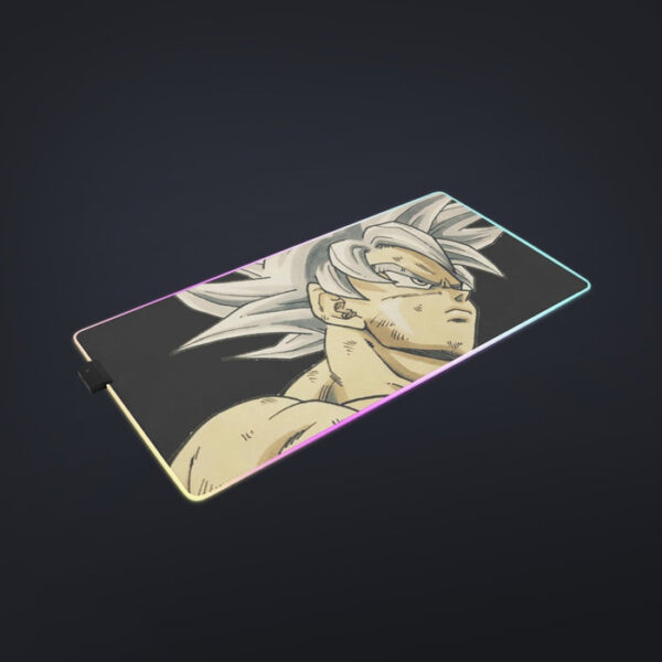 Dragon Ball Super Mastered Ultra Instinct Goku cool LED Mouse Pad