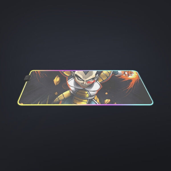 Dragon Ball Armored Vegeta Double Galick Cannon Dope cool LED Mouse Pad