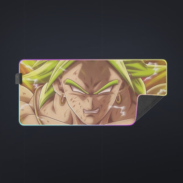 Dragon Ball Super Legendary Super Saiyan Broly White Eyes Custom cool LED Mouse Pad