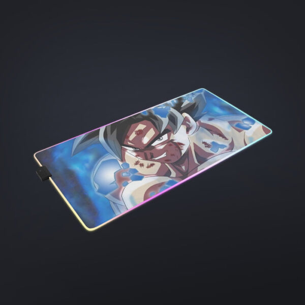 Dragon Ball Super Goku Blue Ultra Instinct Dope Grin cool LED Mouse Pad