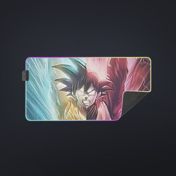 Dragon Ball Super Black Goku SSGSS Goku Spirit Bomb cool LED Mouse Pad