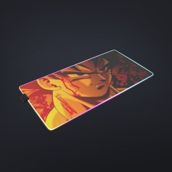 Dragon Ball Z Pissed Serious Son Goku Dope Orange cool LED Mouse Pad