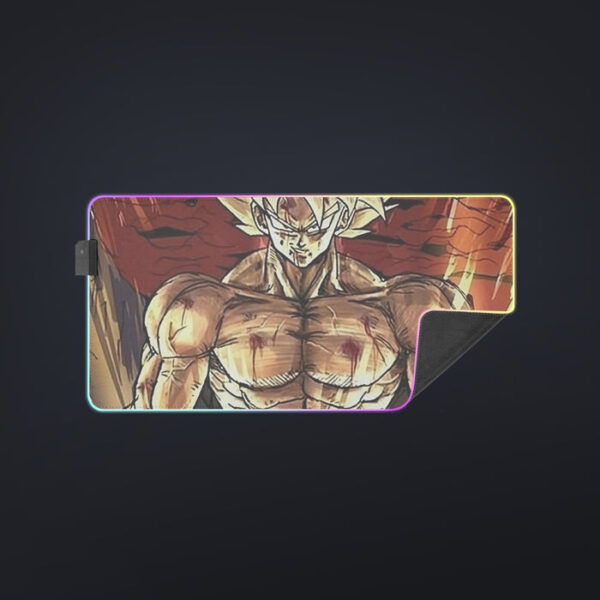 Powerful Goku Super Saiyan 2 Transformation SSJ2 cool  LED Mouse Pad