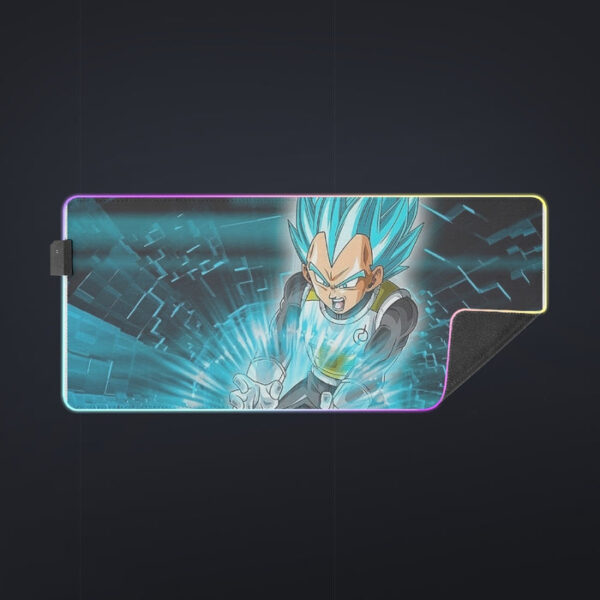 Dragon Ball Super Vegeta Blue Double Galick Gun Epic cool LED Mouse Pad