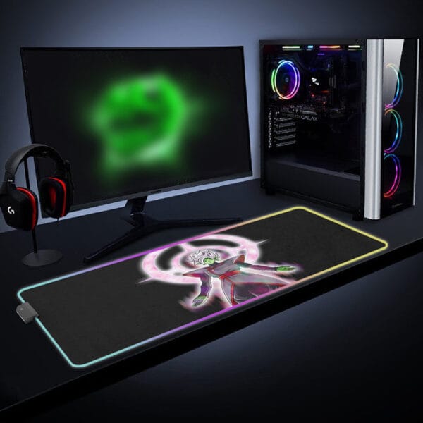 Dragon Ball Super Fused Zamasu Barrier of Light Dope cool LED Mouse Pad