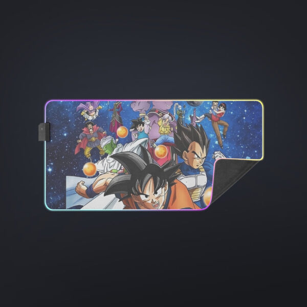 Dragon Ball Super Destruction Gods Goku Vegeta cool  LED Mouse Pad