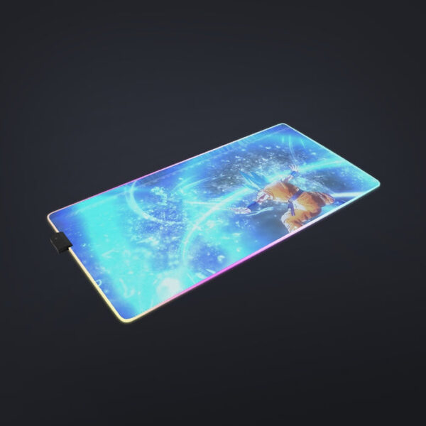 DBZ Goku SSGSS Saiyan God Blue Aura Blasting Streetwear cool LED  Mouse Pad