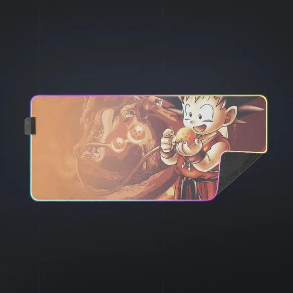 Kid Goku Dragon Ball cool  LED Mouse Pad