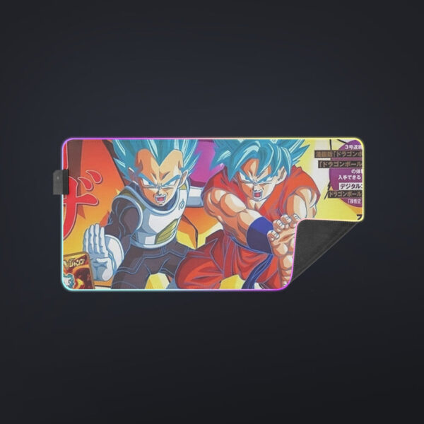 Golden Frieza Super Saiyan God Goku Vegeta Blue Hair 3D cool  LED  Mouse Pad