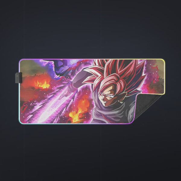 DBZ Goku Black Zamasu Super Saiyan Rose Dope Vibe cool  LED  Mouse Pad