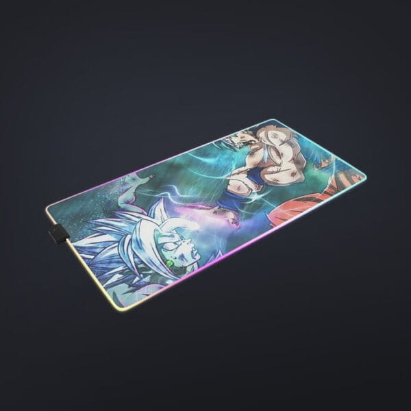 Dragon Ball Fused Zamasu Goku Blue Super Saiyan Epic  LED  Mouse Pad