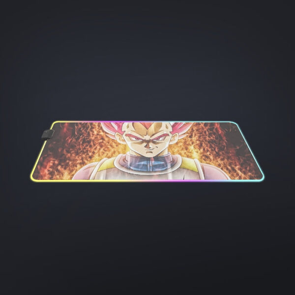 Dragon Ball Super Saiyan God Red Vegeta Cool Casual cool LED Mouse Pad