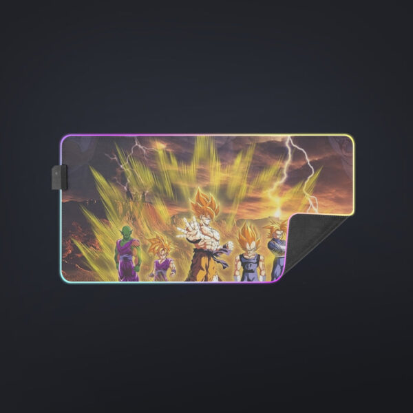 Piccolo Goku And Vegeta Dragon Ball Z  cool LED  Mouse Pad