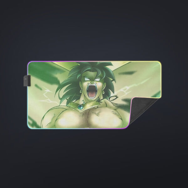 Dragon Ball Legendary Super Saiyan Broly 3D Full Print Streetwear Design cool LED Mouse Pad