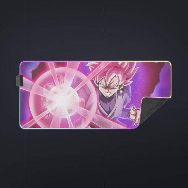 Goku Black Zamasu Super Saiyan Rose Powerful Aura Skills Dope cool LED Mouse Pad