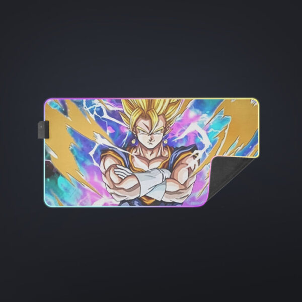 Dragon Ball Vegito Super Power Aura Thunder Earing Super Saiyan cool LED  Mouse Pad