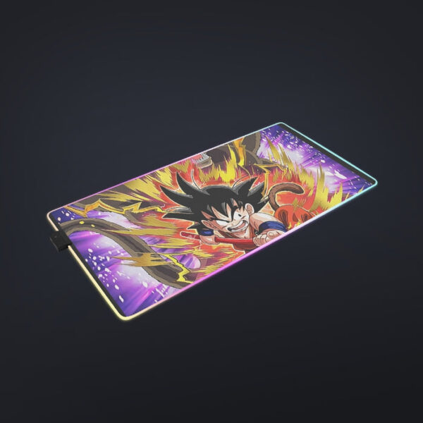 Great Ape Monkey Warrior Angry Kid Goku Fighting 3D cool LED Mouse Pad