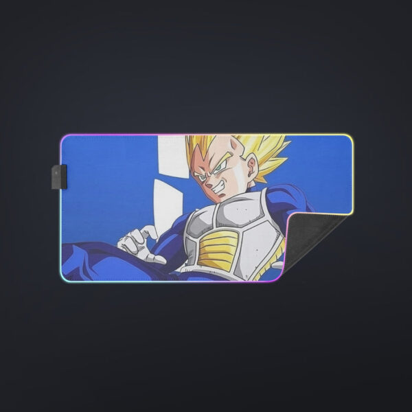 Vegeta With Background Word Dragon Ball cool LED  Mouse Pad