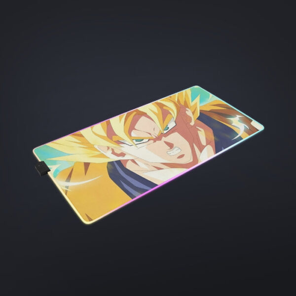 Dragon Ball Goku Super Saiyan Hero Thunder Design Street Style cool LED  Mouse Pad