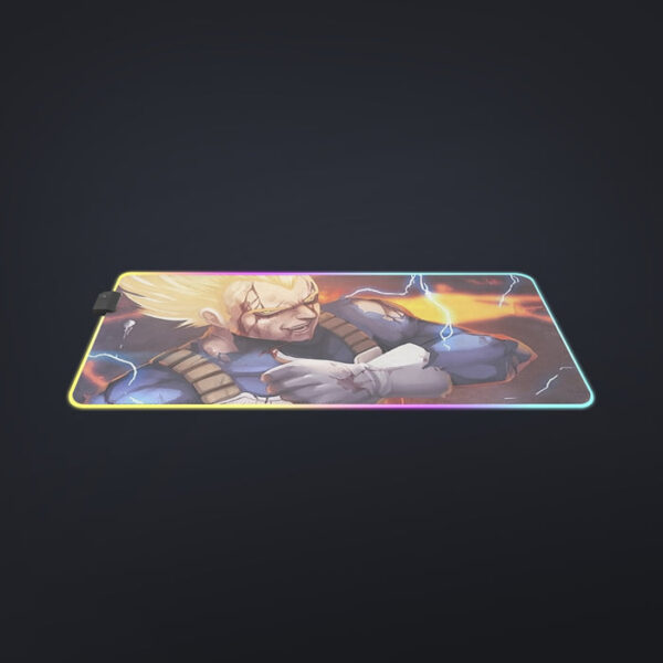 Dragon Ball Z Vegeta Super Saiyan Lightning Custom cool LED  Mouse Pad