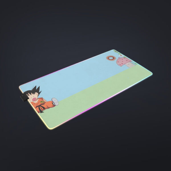 Dragon Ball Goku Kid Cute Day Dreamer Sleeping Anime Design  cool LED Mouse Pad