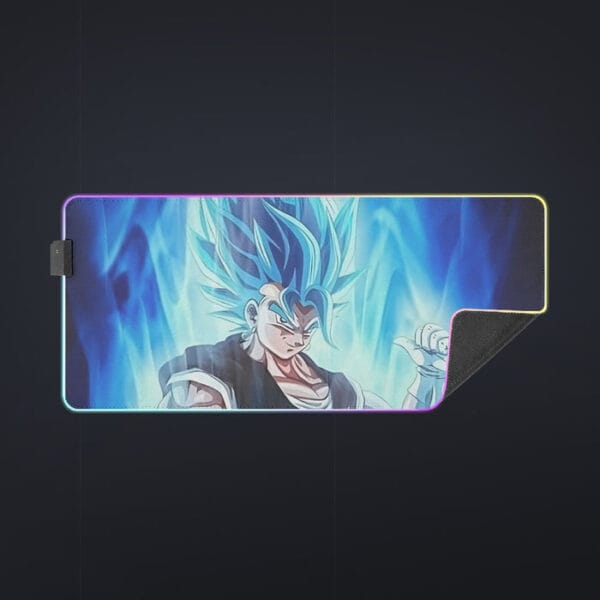 Dragon Ball Z Super Saiyan Vegito Blue Charge Aura Cool LED Mouse Pad