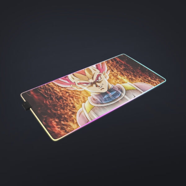 Dragon Ball Super Saiyan God Red Vegeta Cool Casual cool LED Mouse Pad