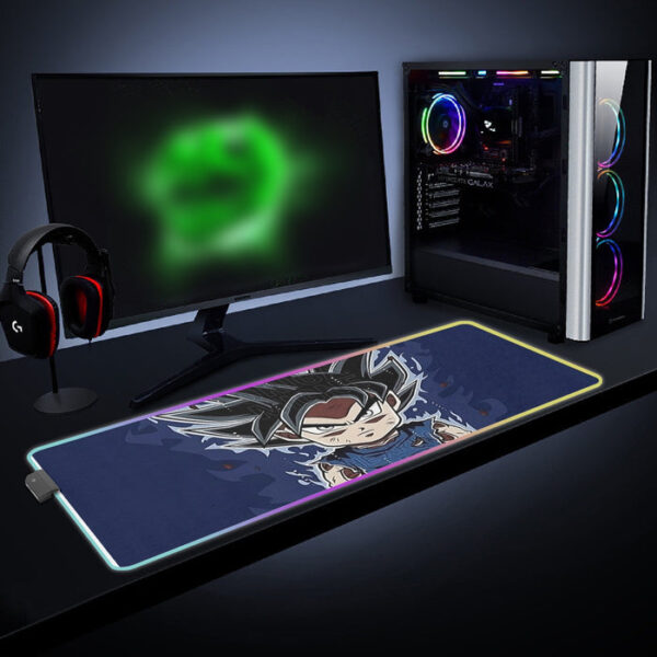 Son Goku Ultra Instinct cool  LED Mouse Pad