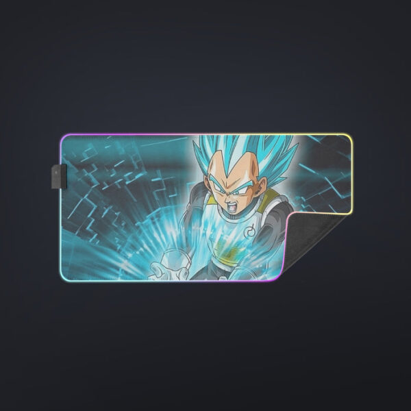 Dragon Ball Super Vegeta Blue Double Galick Gun Epic cool LED Mouse Pad