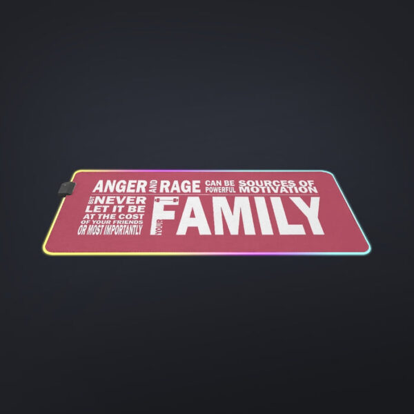 Dragon Ball Z  Gohan Family Slogan cool LED Mouse Pad