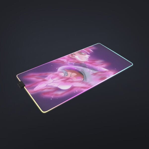 Dragon Ball Super Saiyan Black Goku Rose Cool Casual cool LED  Mouse Pad