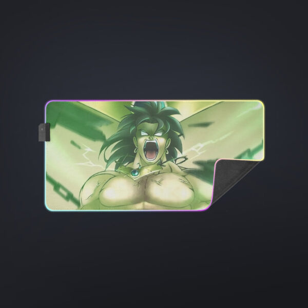 Dragon Ball Legendary Super Saiyan Broly 3D Full Print Streetwear Design cool LED Mouse Pad