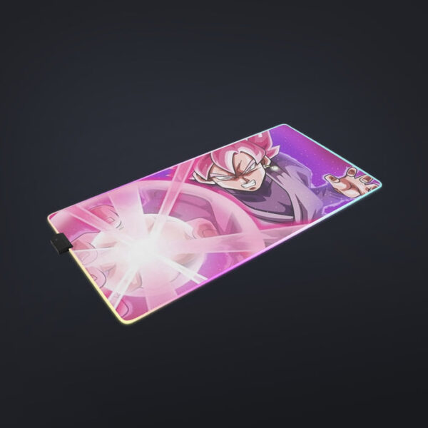 Goku Black Zamasu Super Saiyan Rose Powerful Aura Skills Dope cool LED Mouse Pad