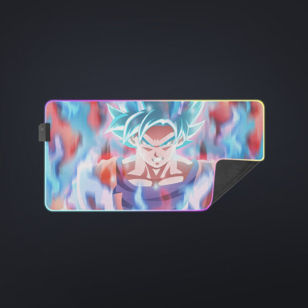 Dragon Ball Super Saiyan Blue Goku cool LED Mouse Pad