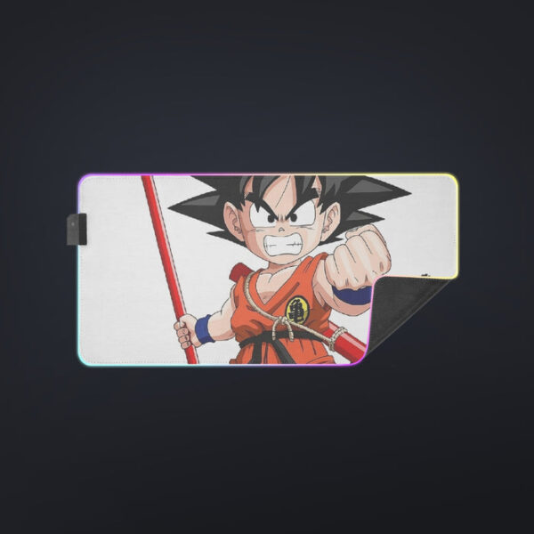 Kid Goku Fighting Dragon Ball Z cool LED Mouse Pad