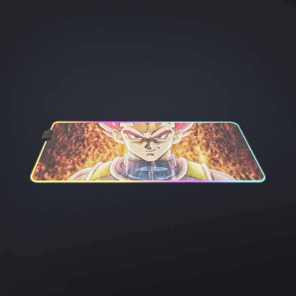 Dragon Ball Super Saiyan God Red Vegeta Cool Casual cool LED Mouse Pad