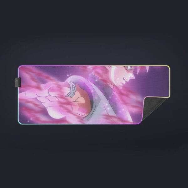 Dragon Ball Super Saiyan Black Goku Rose Cool Casual cool LED  Mouse Pad