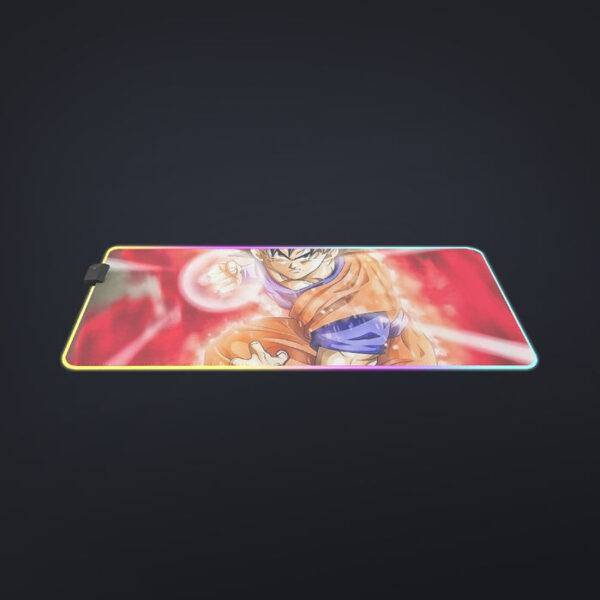 Dragon Ball Super Goku Red Kaioken Energy Epic Punch cool LED Mouse Pad