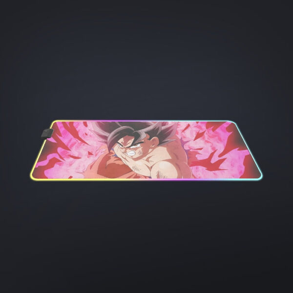 Dragon Ball Super Bruised Goku Red Kaioken Streetwear cool LED Mouse Pad