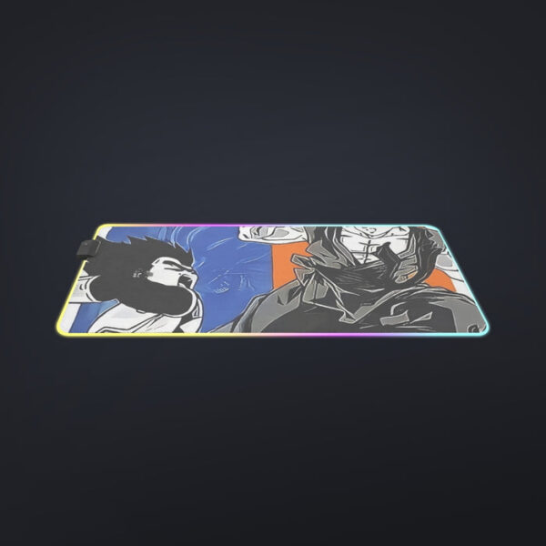 Red Goku And Blue Vegeta Fight Dragon Ball Z cool  LED  Mouse Pad