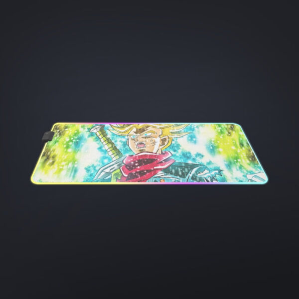 DBZ Trunks Super Saiyan Powerful Battle Ultimate Transformation Design cool LED Mouse Pad